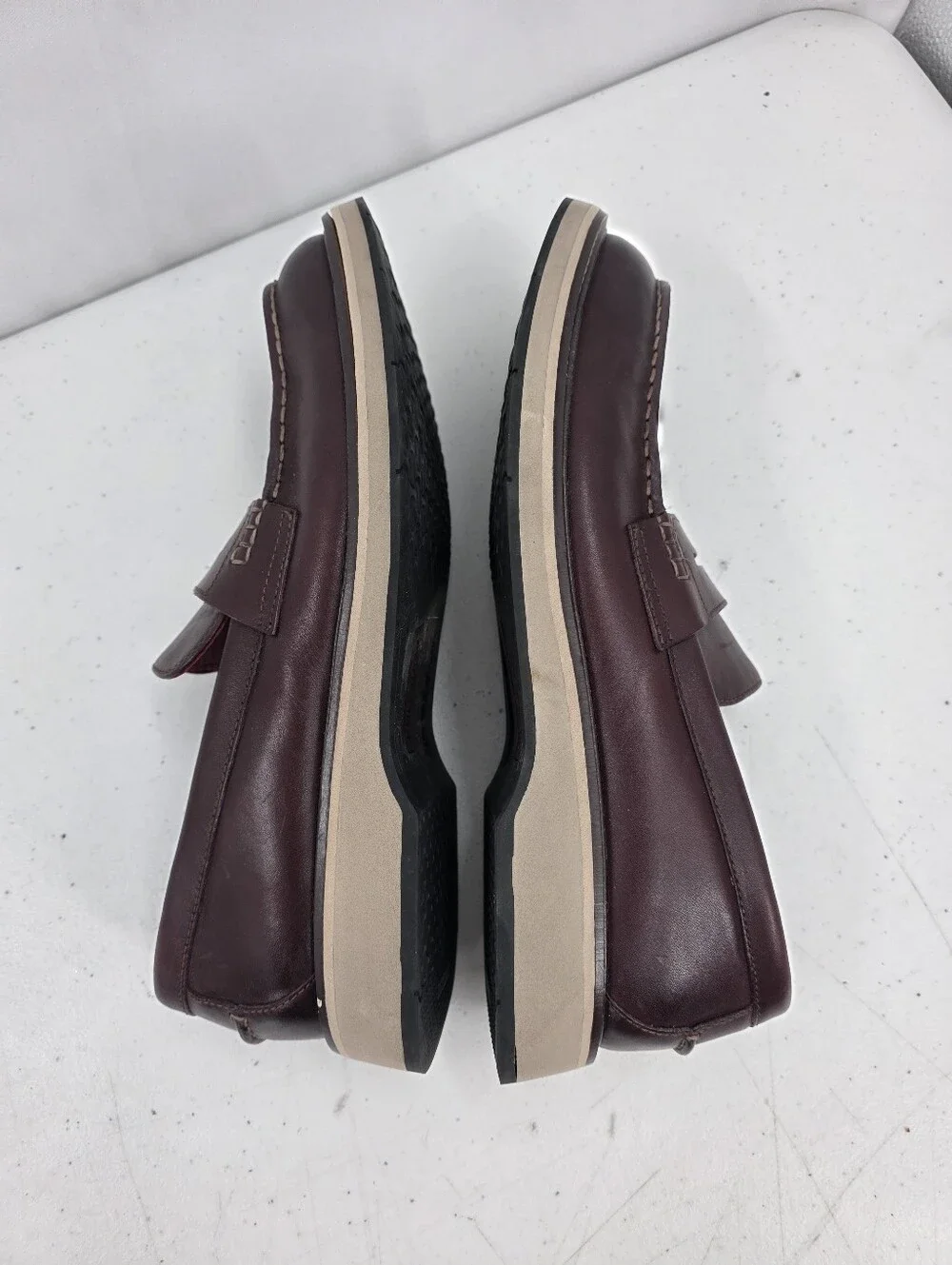 Cole Haan Osborn Grand Penny Loafer Men’s Size 9M Burgundy Leather C38243 No Box